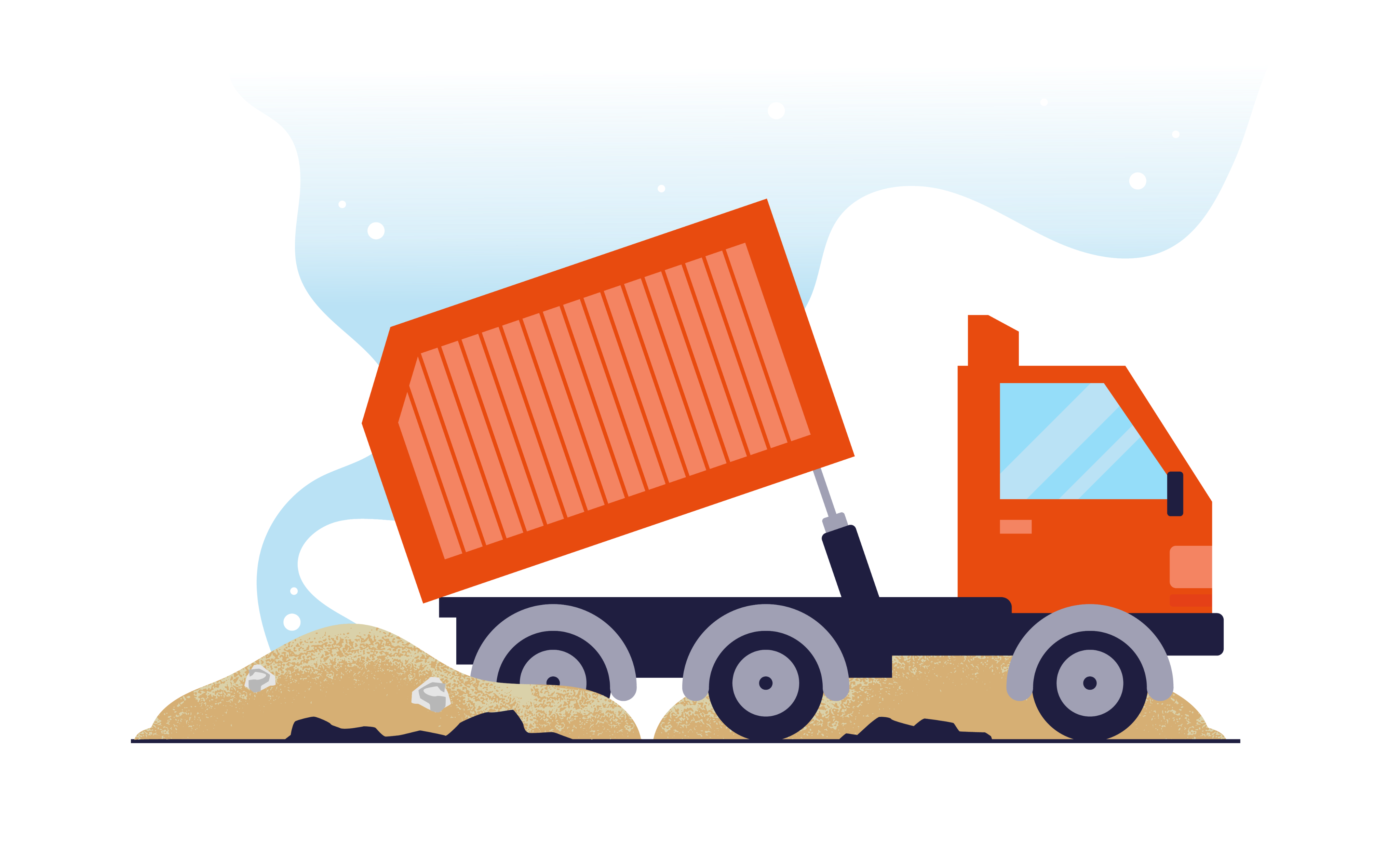 Illustration d'une plateforme d'accueil et traitement