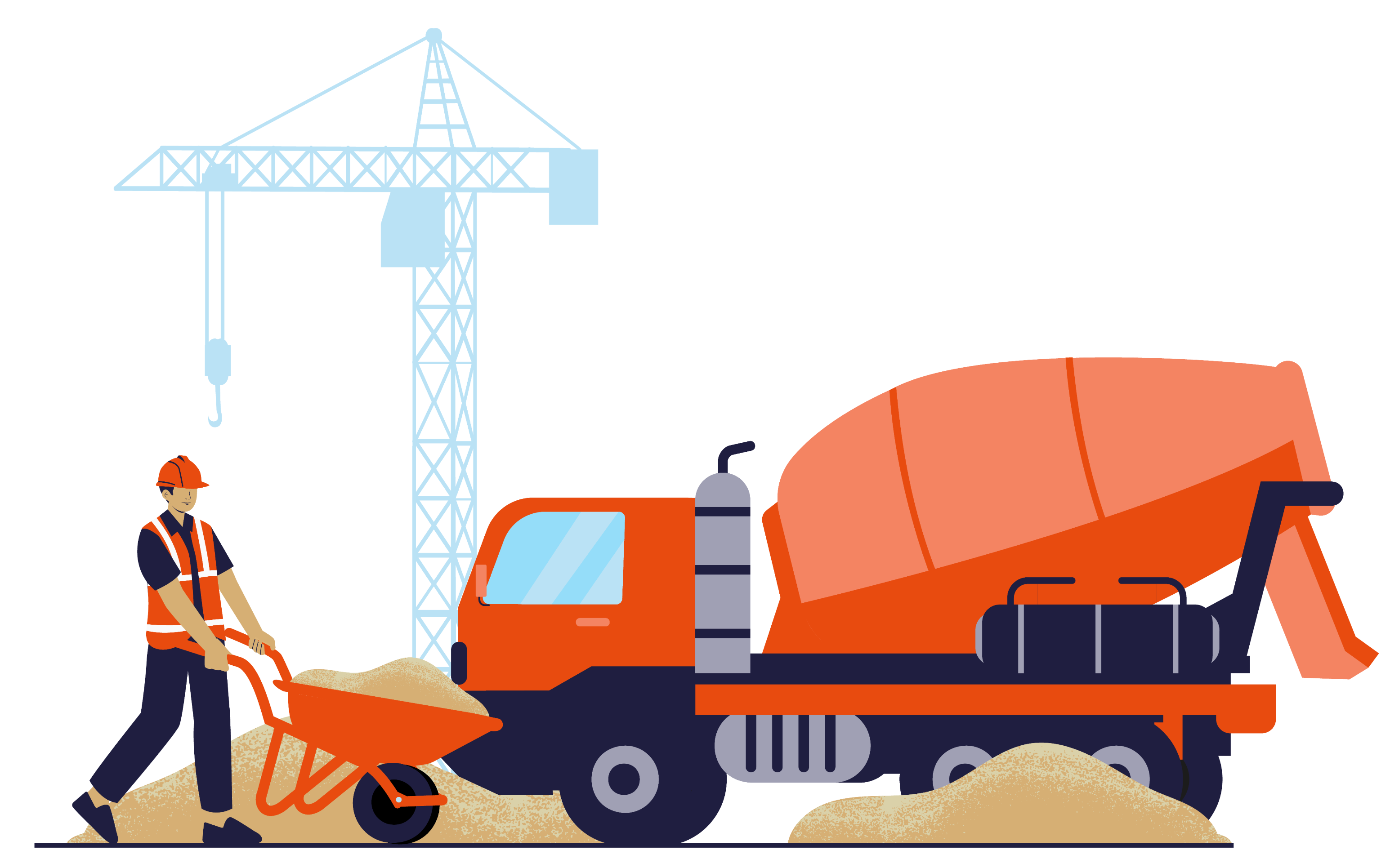 Illustration d’un producteur de matériaux